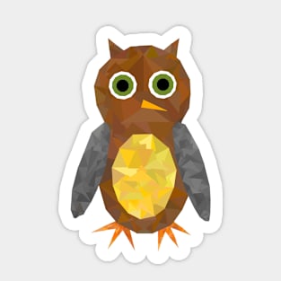 Geometric Owl Sticker